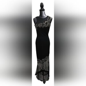 Cassandra Stone Evening Gown Beaded